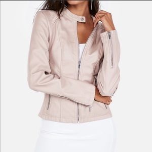 Express Blush Leather Jacket